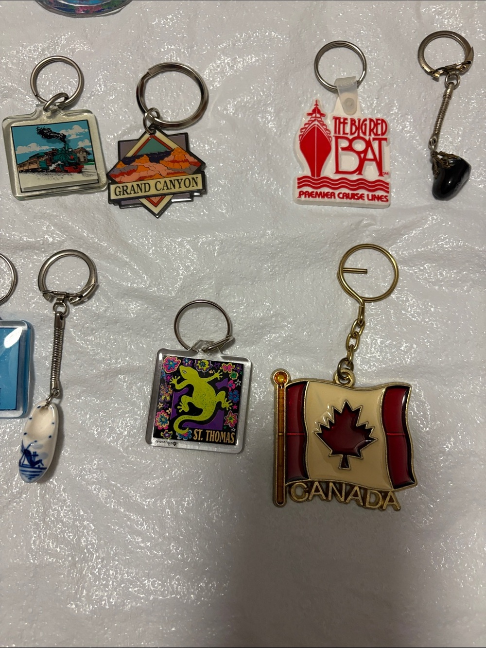 Assorted Keychain Collection - Multi-Color Keyring Set - Picture 5 of 10